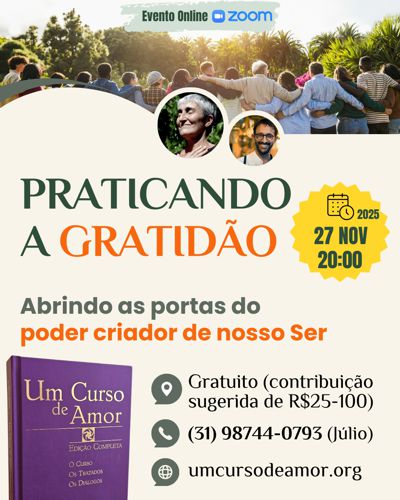 Evento Online: Escutando nossos sentimentos