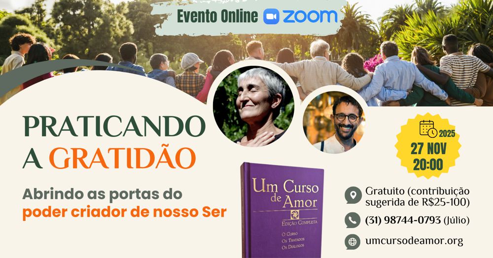 Clique para informações Evento Online: Uma Nova Visão
